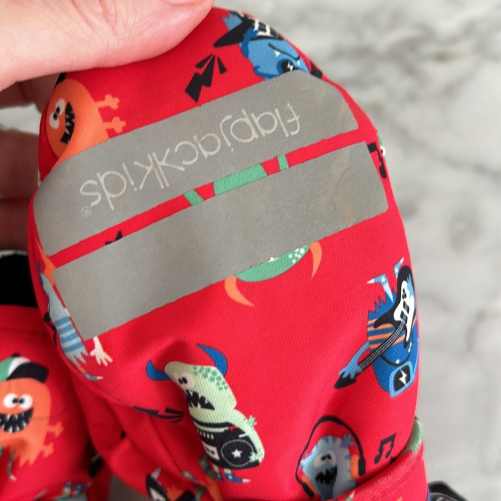 Flapjack kids monster waterproof mittens sz:M (2-4y) - Picture 4 of 10